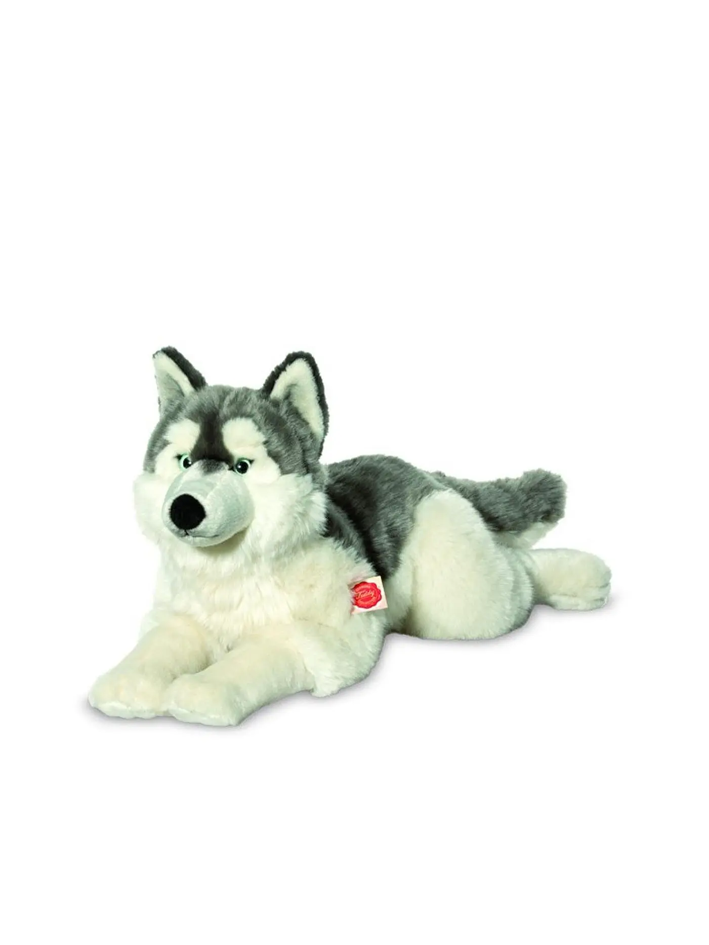 HERMANN TEDDY | Plüschtier - Husky liegend 60cm | 